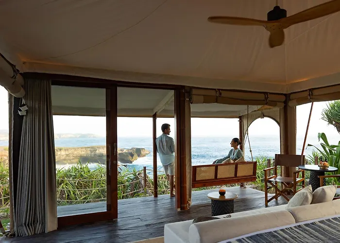 Campismo de Luxo Arna And Ocean Lounge Nusa Lembongan